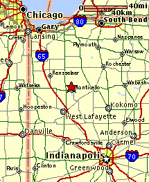 Northern  Indiana Map